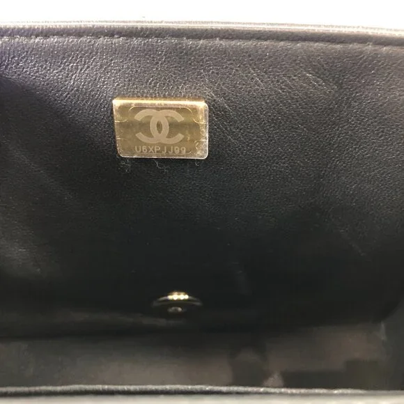 【134MK】Chanel Mini Lambskin Resin Square Monacoco Flap Sku# 85463 (Gently Used) - Picture 7 of 8